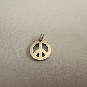 James Avery retired sterling silver peace sign charm